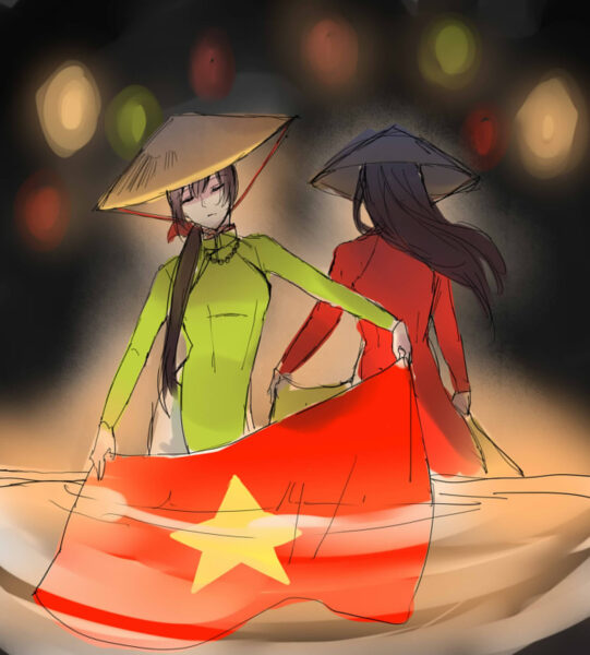 Ảnh avatar Việt Nam nón lá và áo dài