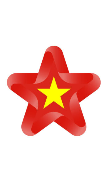 Hình nền cờ Việt Nam ngôi sao cách điệu