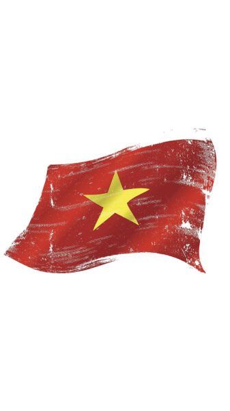 Hình nền cờ Việt Nam tranh vẽ đẹp