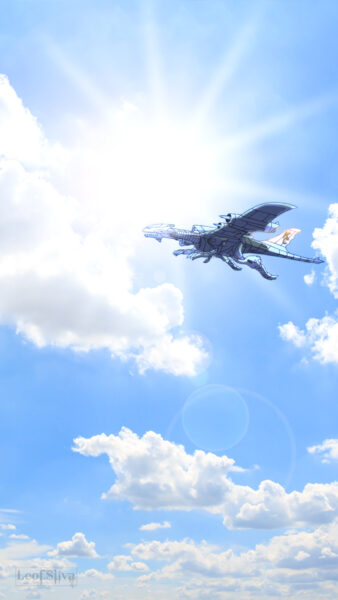 Hình nền máy bay dưới trời nắng