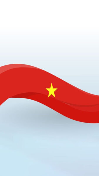 hình nền cờ Việt Nam trên nền trắng